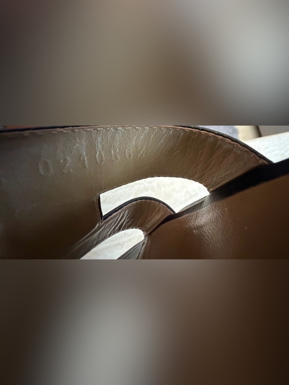 Hermès Oran Black Leather Sandals White Contrast Stitching + Dust Bag - Picture 6 of 7